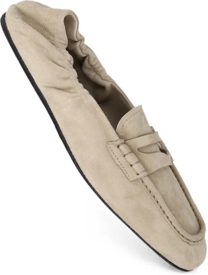 Miu Elastische penny sneakers Beige - Foto 2