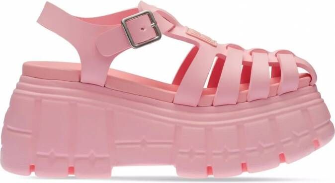 Miu Eva sandalen met plateauzool Roze