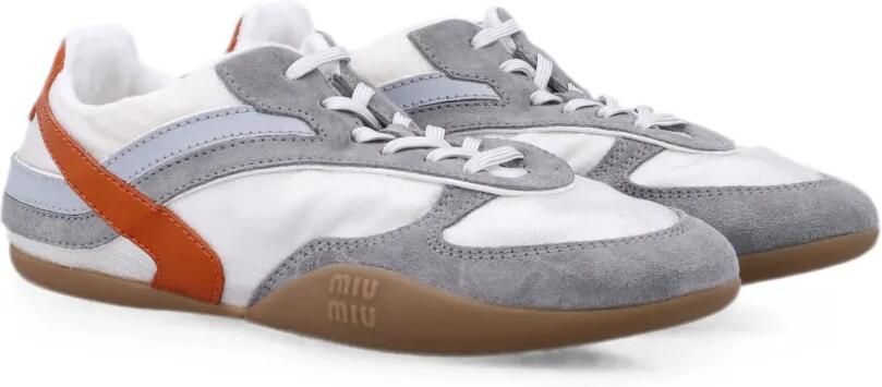 Miu Gymnasium sneakers met vlakken Wit - Foto 3