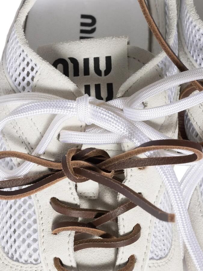 Miu Gymnasium sneakers Wit