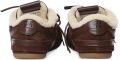 Miu Gymnasium suède en lammy sneakers Bruin - Bruin