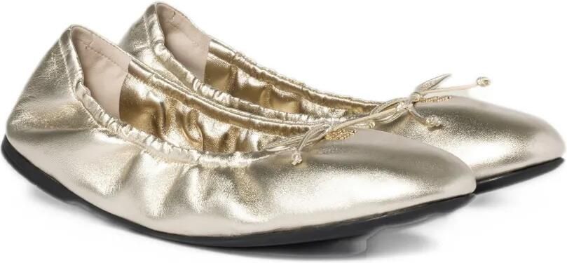 Miu leather ballerinas Goud - Foto 2