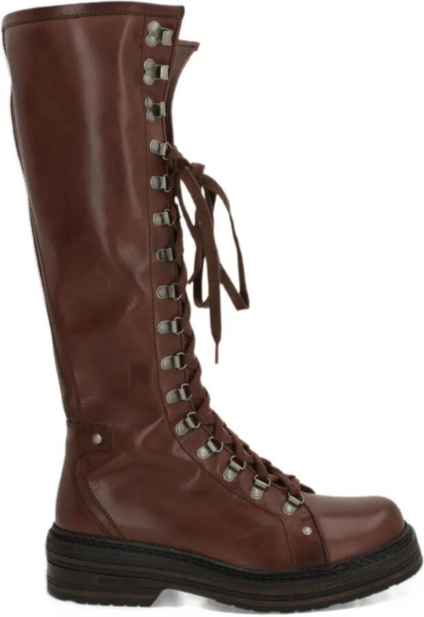 Miu leather boots Bruin