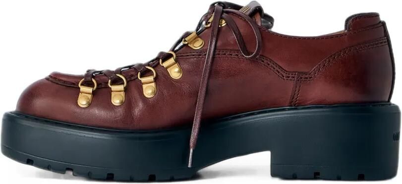 Miu leather loafers Bruin - Foto 4