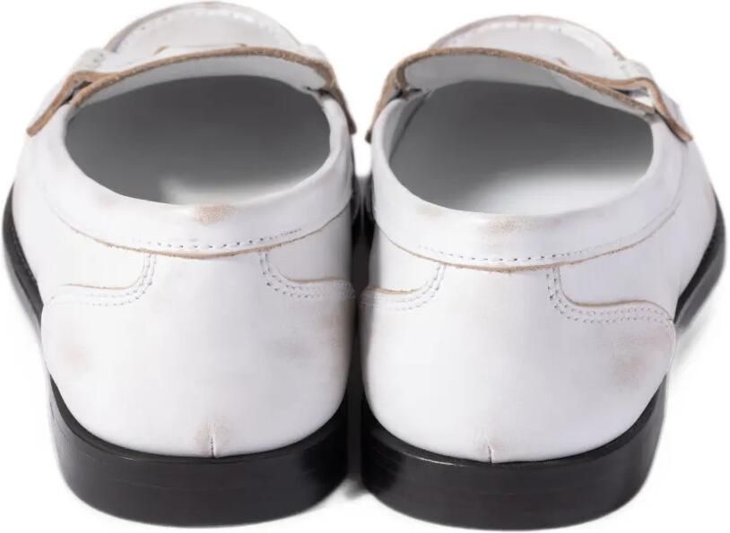 Miu leather loafers Wit - Foto 3