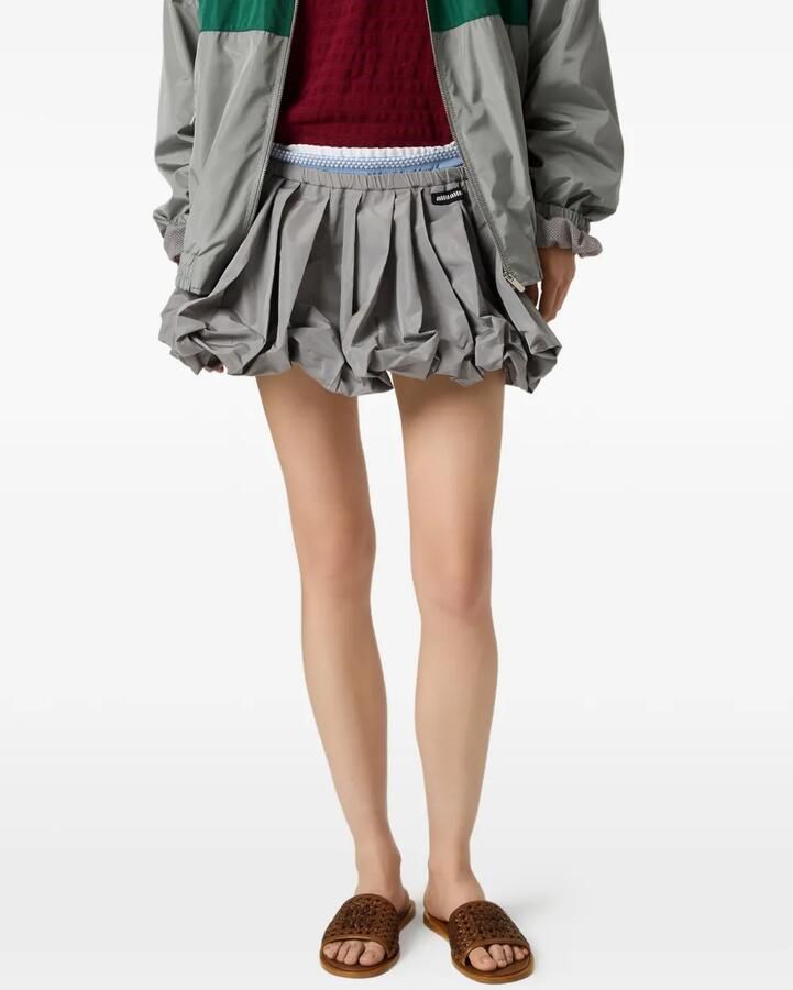 Miu Leren slippers Bruin - Foto 3