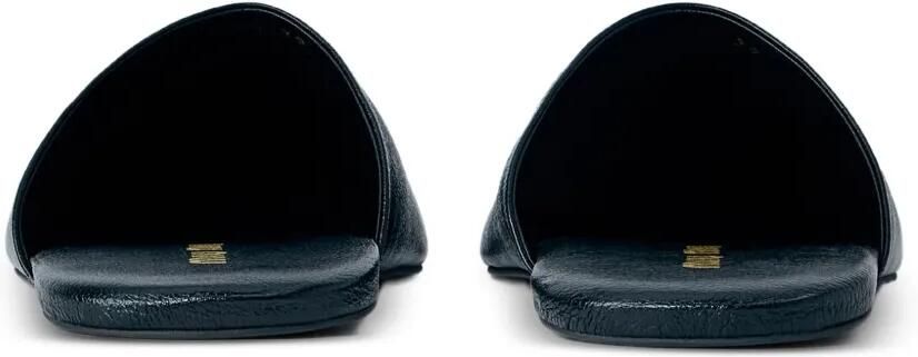 Miu Leren slippers Groen - Foto 3