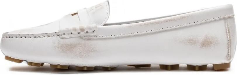 Miu Loafers met gerafeld effect Wit - Foto 5