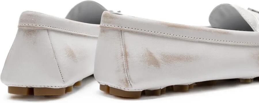 Miu Loafers met gerafeld effect Wit - Foto 3