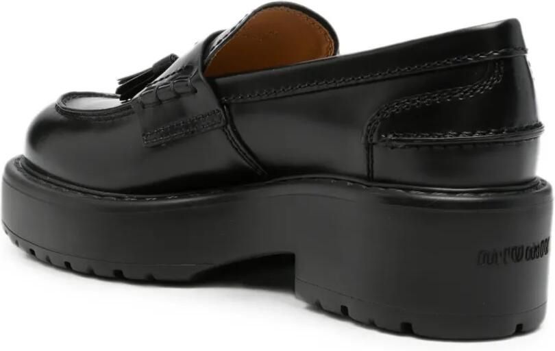 Miu Loafers met kwastjes Zwart - Foto 3