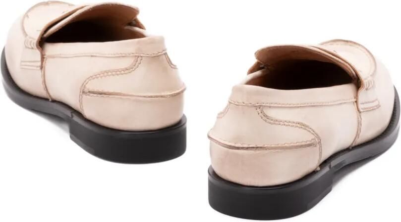 Miu Loafers met logodetail Beige - Foto 4