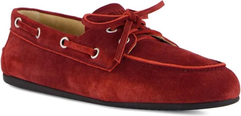 Miu Loafers met veters Rood - Foto 4