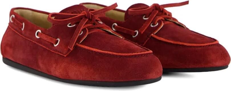 Miu Loafers met veters Rood - Foto 5
