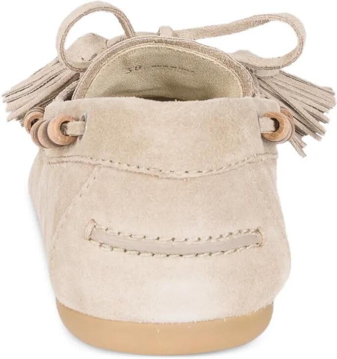 Miu Loafers verfraaid met kwasten en houten kralen Beige - Foto 5