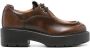 Miu Loafers met logopatch Bruin - Thumbnail 1