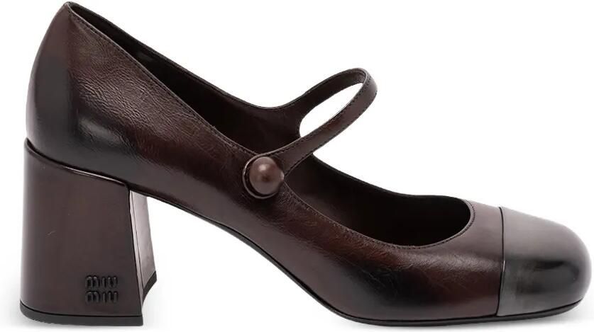 Miu Mary Jane pumps Bruin