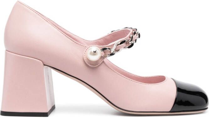 Miu Mary Jane pumps Roze