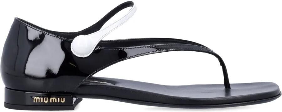 Miu Mary Jane sandalen Zwart