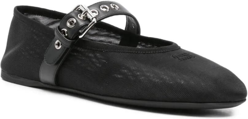 Miu Mesh ballerina's Zwart - Foto 3