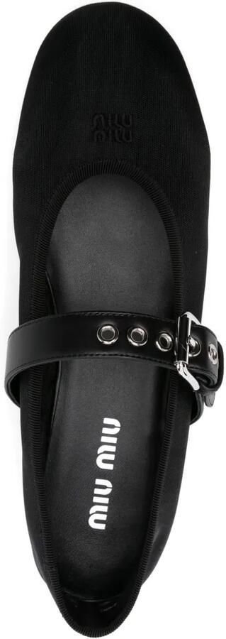 Miu Mesh ballerina's Zwart - Foto 5