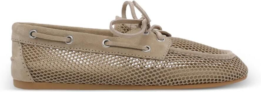 Miu Mesh bootschoenen Beige