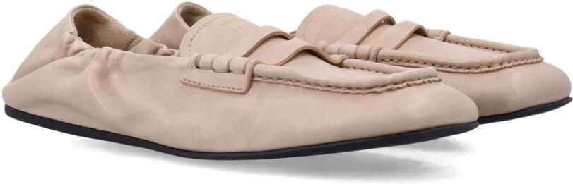 Miu Mocassin loafers met ruches Beige - Foto 2