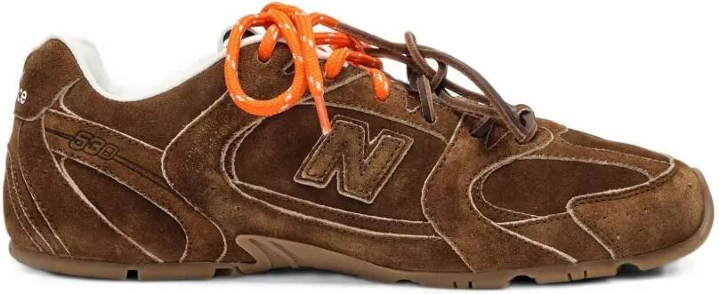 Miu New Balance x 530 SL suède sneakers Bruin