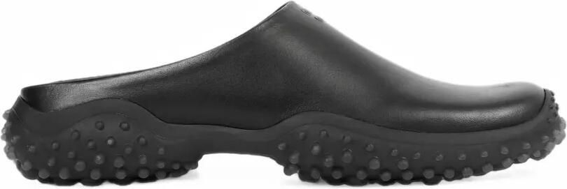 Miu pebbled-sole mules Zwart