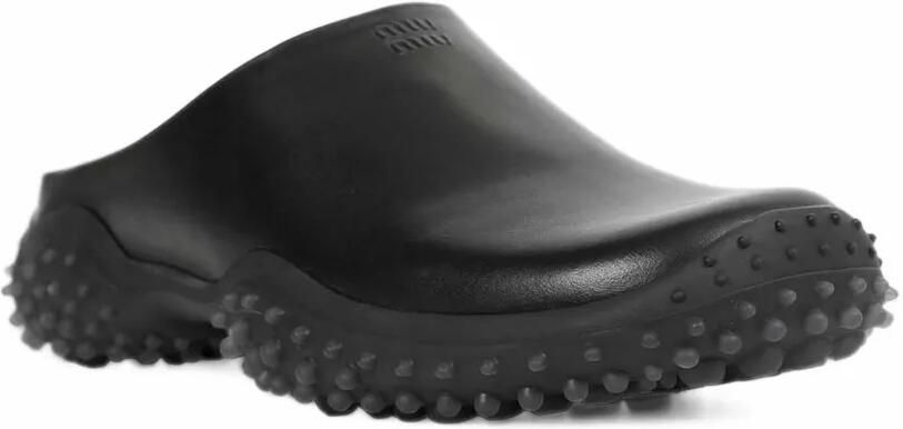 Miu pebbled-sole mules Zwart - Foto 3