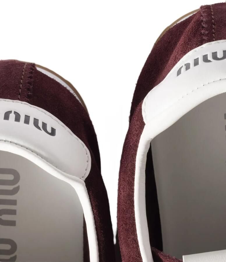 Miu Plume suède sneakers Rood - Foto 2