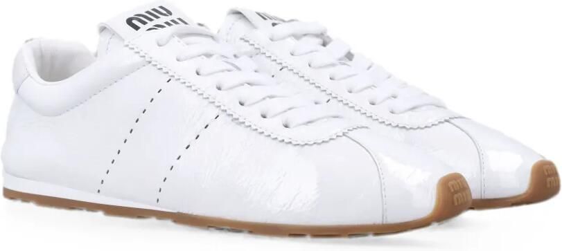 Miu Plume suède sneakers Wit - Foto 3