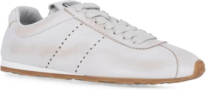 Miu Plume suede sneakers Wit - Foto 3
