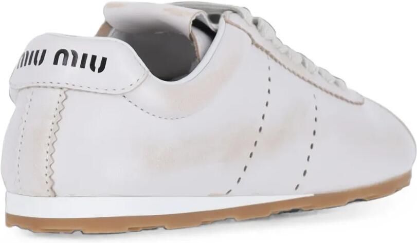 Miu Plume suede sneakers Wit - Foto 2