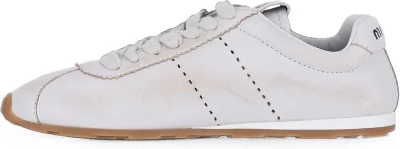 Miu Plume suede sneakers Wit - Foto 5