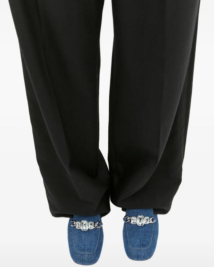 Miu Pumps verfraaid met kristallen Blauw