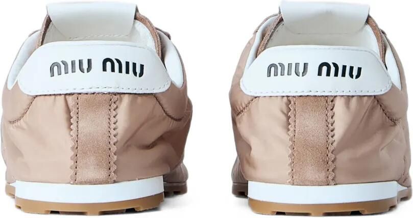 Miu quilted panel sneakers Beige - Foto 2