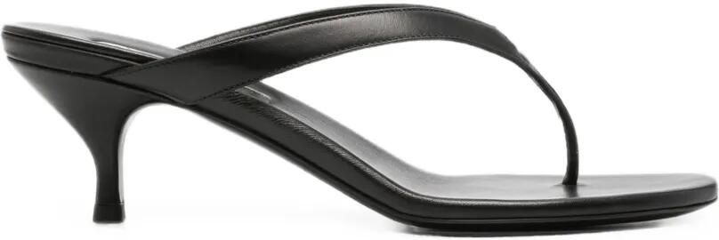 Miu Sandalen met kitten-hak Zwart