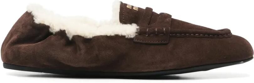 Miu Lammy loafers Bruin