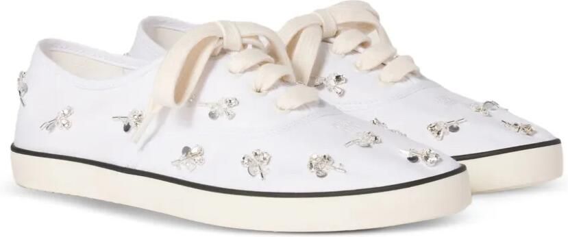 Miu Sneakers met borduurwerk Wit - Foto 4