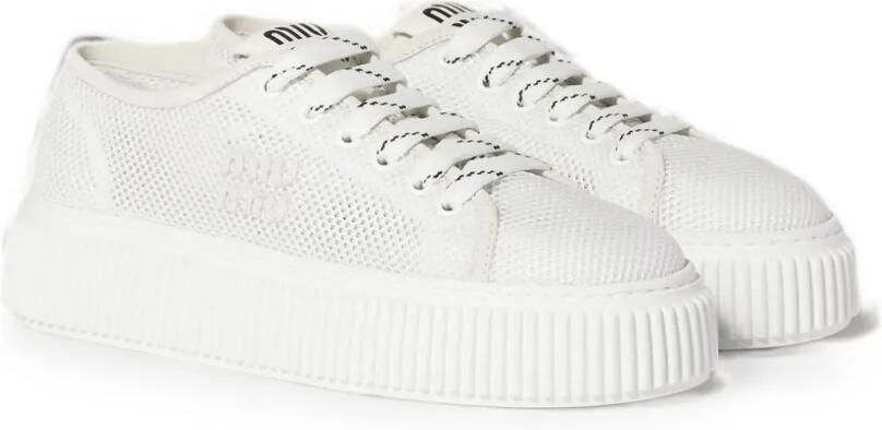 Miu Sneakers met golvende bovenkant Wit - Foto 4