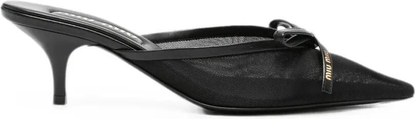 Miu Sneakers met logolabel Zwart