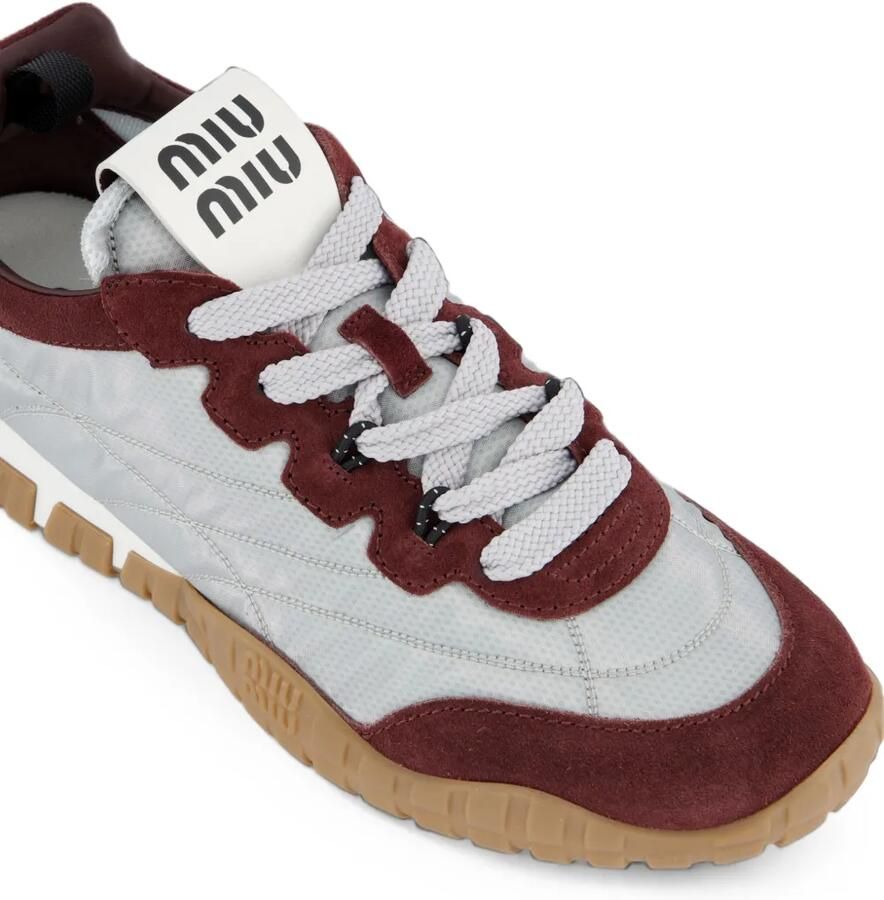 Miu Sneakers met logopatch Grijs - Foto 2