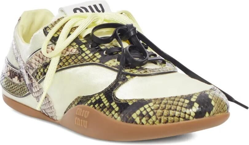 Miu Sneakers met vlakken Geel - Foto 2