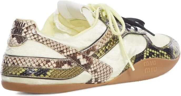 Miu Sneakers met vlakken Geel - Foto 3