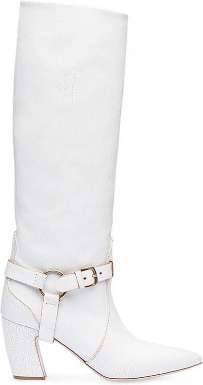 Dr Martens 1460 Pascal J Wit/Zilver Croc Metallic Suède - Mode Laarzen -  Awesome Shoes