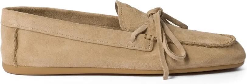 Miu Suède loafers Beige