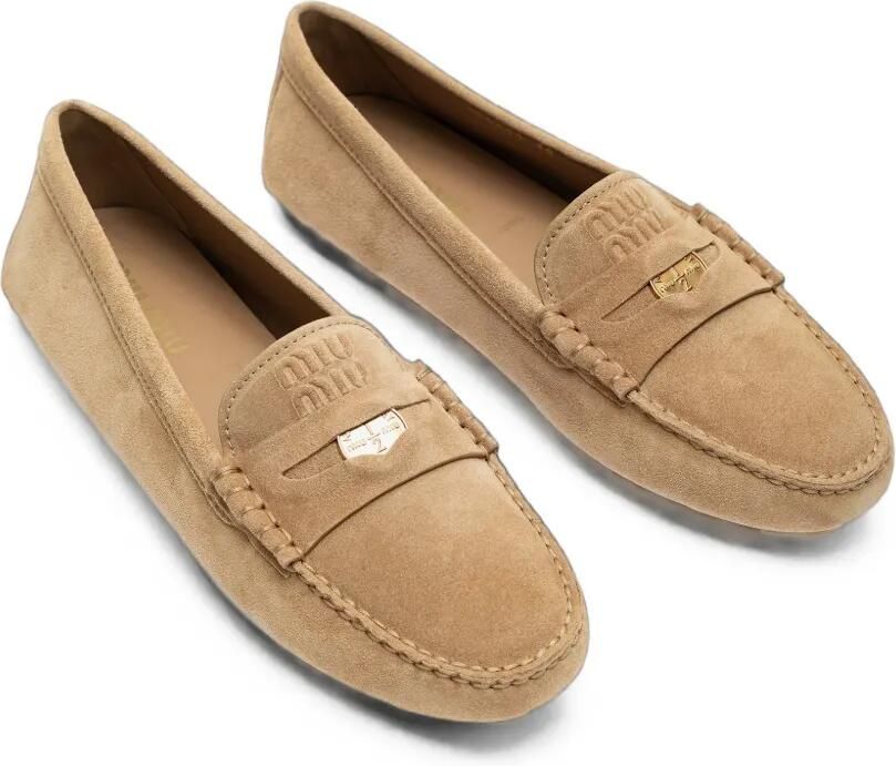 Miu Suède loafers Beige - Foto 2
