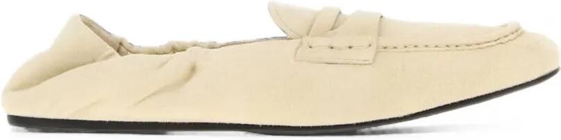 Miu Suède loafers Beige