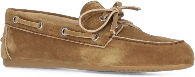 Miu Suède schoenen met vervaagd effect Beige - Foto 4