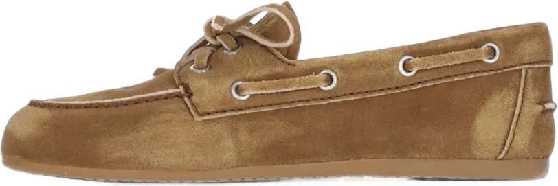Miu Suède schoenen met vervaagd effect Beige - Foto 5